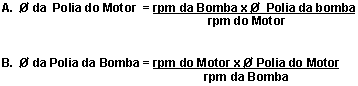 Cálculo Diâmetro Da Polia
