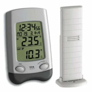 Termometro Digital -Sensor Wireless Cinza