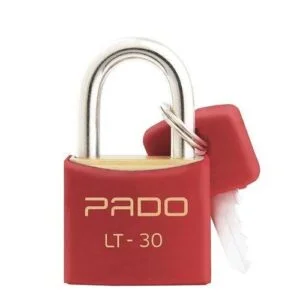 Cadeado Cores Sm E-30mm Vermelho Pado