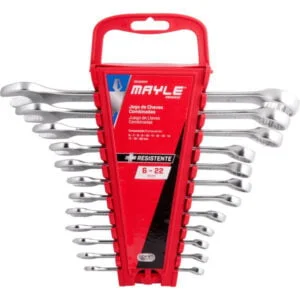 JOGO CH COMBINADA JG 6A 22MM CRV 12PC MAYLE