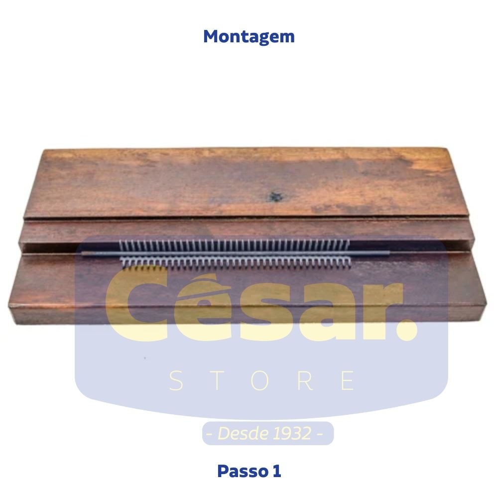 Grampo Jacare Caixa N:35M C/08 Barras Lobo 3 Grampo Jacare - Montagem Passo 1