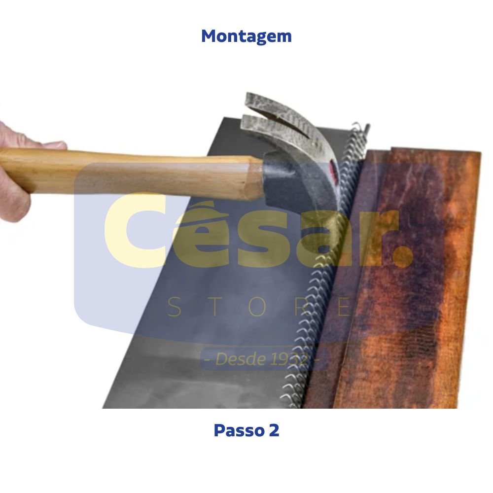 Grampo Jacare Caixa N:35M C/08 Barras Lobo 4 Grampo Jacare - Montagem Passo 2