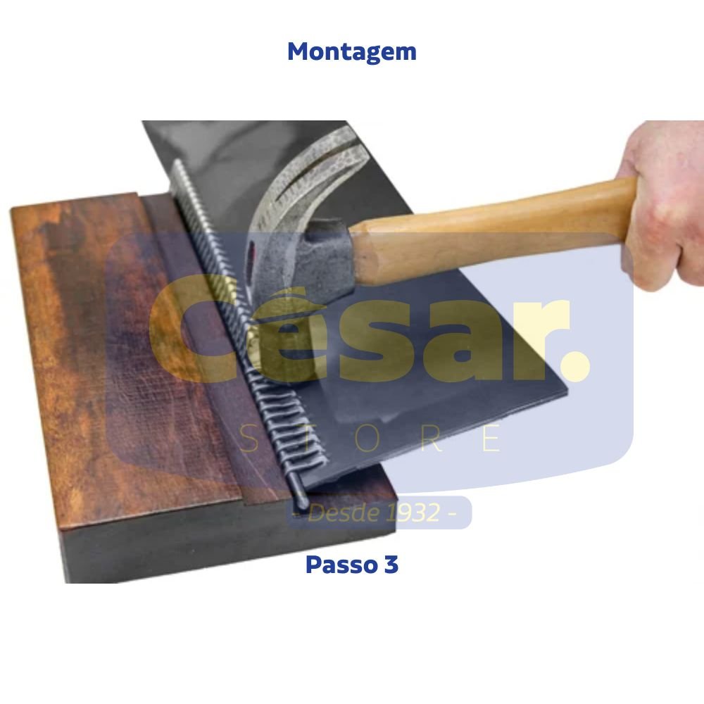 Grampo Jacare Caixa N:35M C/08 Barras Lobo 5 Grampo Jacare - Montagem Passo 3