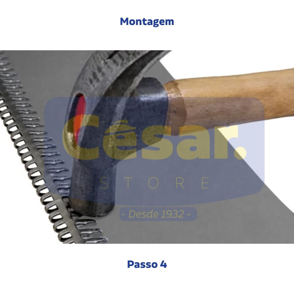 Grampo Jacare Caixa N:35M C/08 Barras Lobo 6 Grampo Jacare - Montagem Passo 4