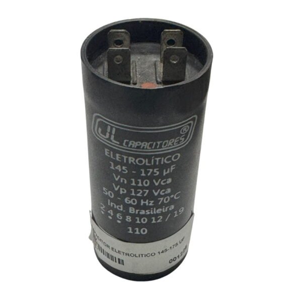 Capacitor Eletrolitico De Partida 145-175 Uf 110V