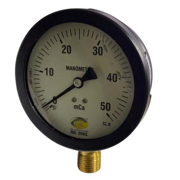 Manometro 100Mm 050Mca 1/2Bsp Inf Glicerina