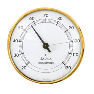 TERMOMETRO SAUNA +20º/+120ºC DIAMETRO 100MM ANALOGICO