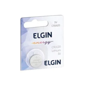 Bateria Cr1620 Botao De Litio Elgin