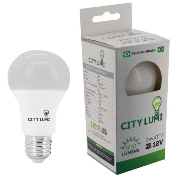 Lampada Led 9W 12V Branca Citylumi