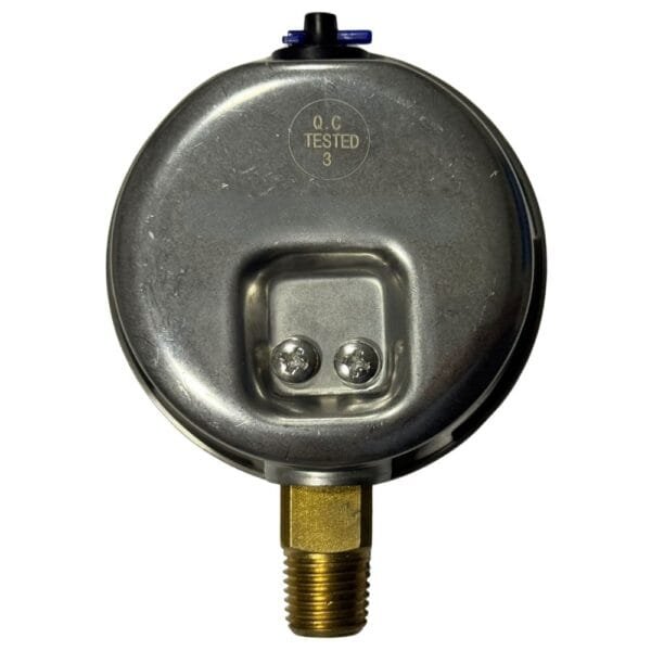 Manometro 063Mm 1500Psi/100Kgf 1/4 Npt Inf Interno Latao Caixa Inox Glicerina Cesar - Imagem 2