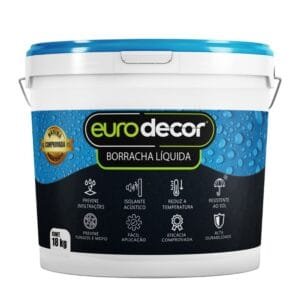 BORRACHA LIQUIDA 18KG BRANCA EURODECOR