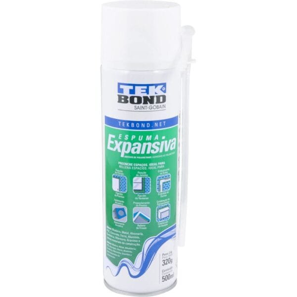 Espuma Expansiva De Poliuretano 500Ml 320G Tekbond