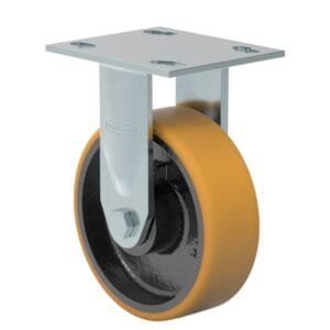 Rodizio Giratorio Placa Fs 62 Pe Laranja 700kg