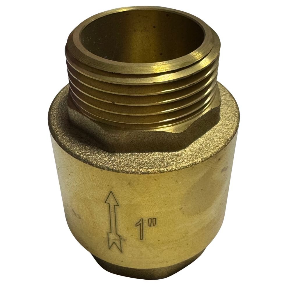 Valvula Retencao Vertical Metal 1&Quot; Macho Femea - Perfil Macho