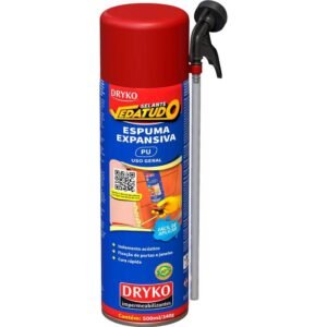 Espuma Expansiva De Poliuretano 500ml/340g Dryko