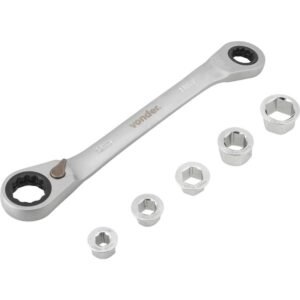 Chave Estrela 8-19mm Catraca Soquete Intercambiavel Vonder