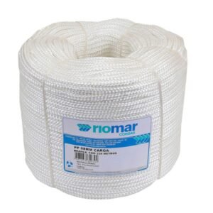 Corda Seda 08Mm Branca Trancada Riomar