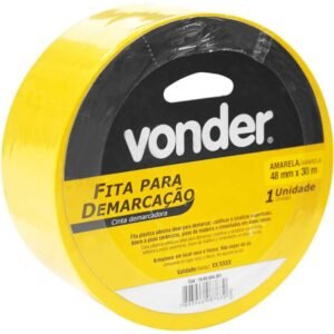 Fita Adesiva Demarcacao 48mm X 30m Amarela Vonder