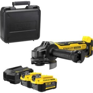 Esmerilhadeira Angular 4.1/2 E 5 20v Max Com 2 Baterias E 1 Carregador Sbg700m2k-Br Stanley