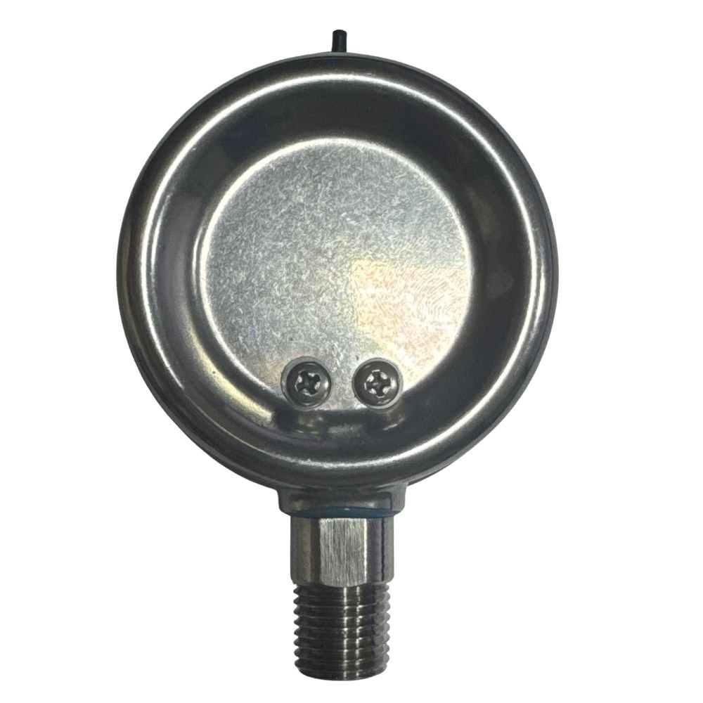 Manometro 060Mm 0160Psi/11Kgf 1/4 Npt Inferior Total Inox Glicerina Cesar W 2 Manometro 060Mm 0160Psi/11Kgf 1/4 Npt Inferior Total Inox Glicerina Cesar W - Traseira