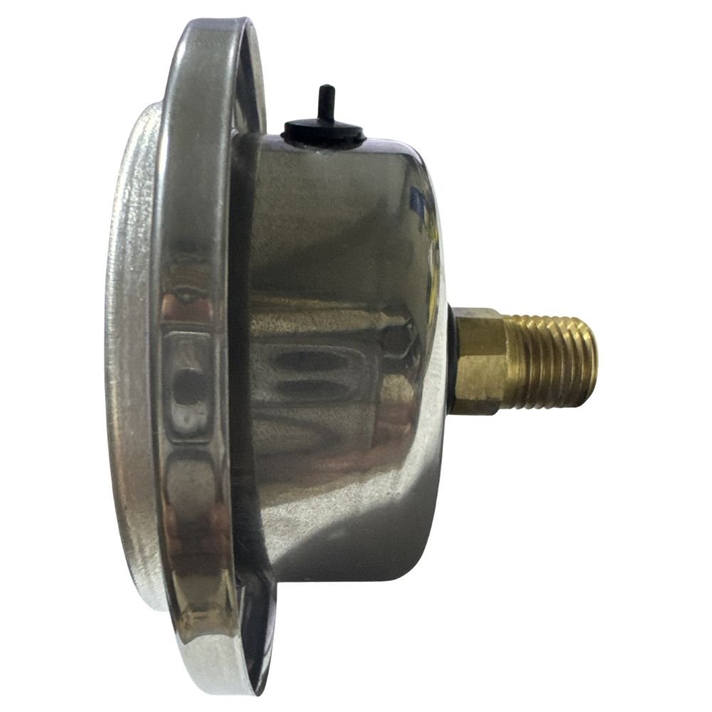 Manometro 060Mm 0300Psi/20Kgf 1/4 Npt Traseiro Interno Latao Caixa Aco Inox Com Flange Glicerina Cesar W 2 Manometro 060Mm 0300Psi/20Kgf 1/4 Npt Traseiro Interno Latao Caixa Aco Inox Com Flange Glicerina Cesar W - Perfil