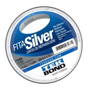 Fita Adesiva Silver Tape Cinza 48mmx5m Tekbond